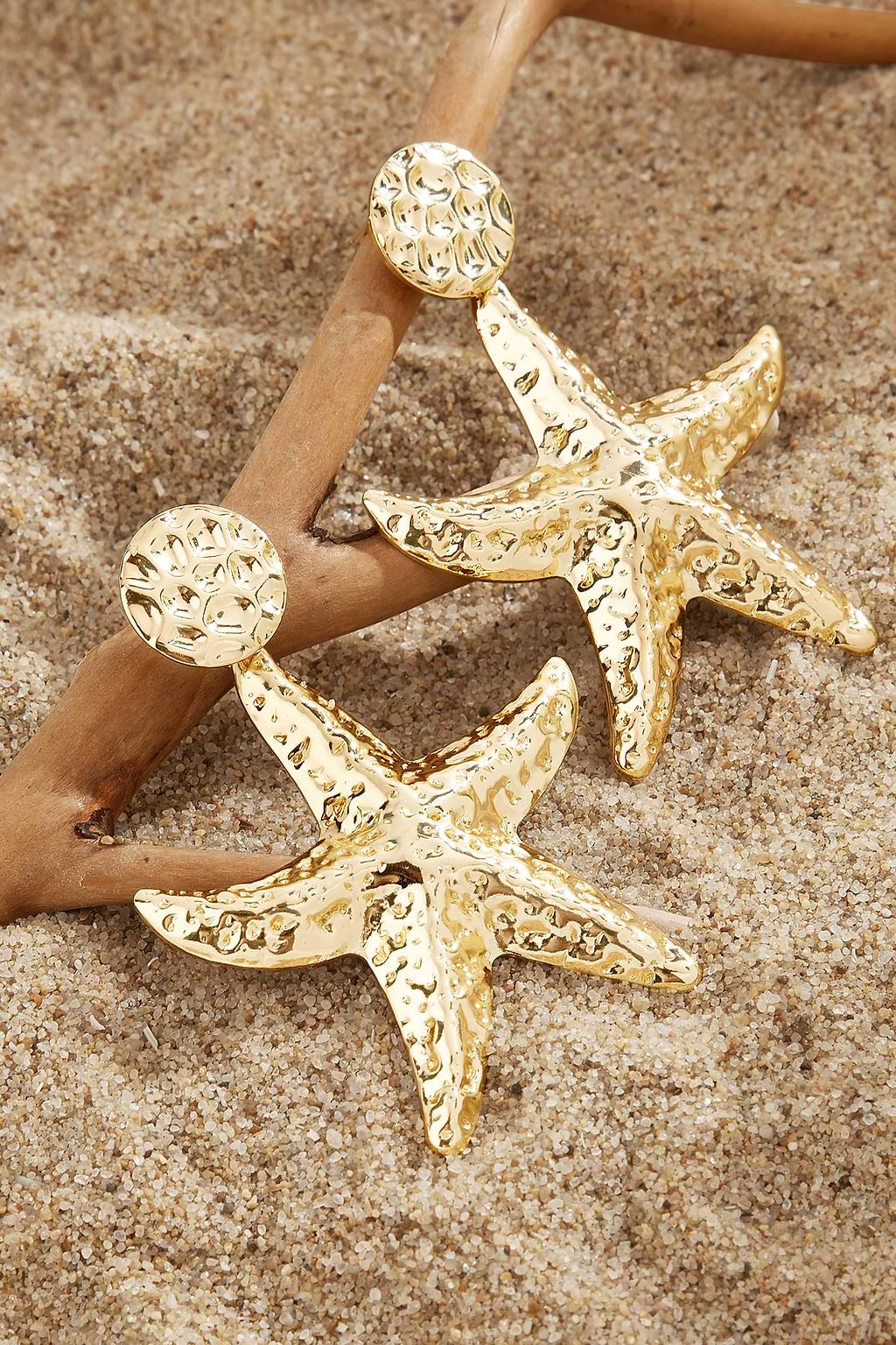 Star Catcher Gold-Tone Earrings