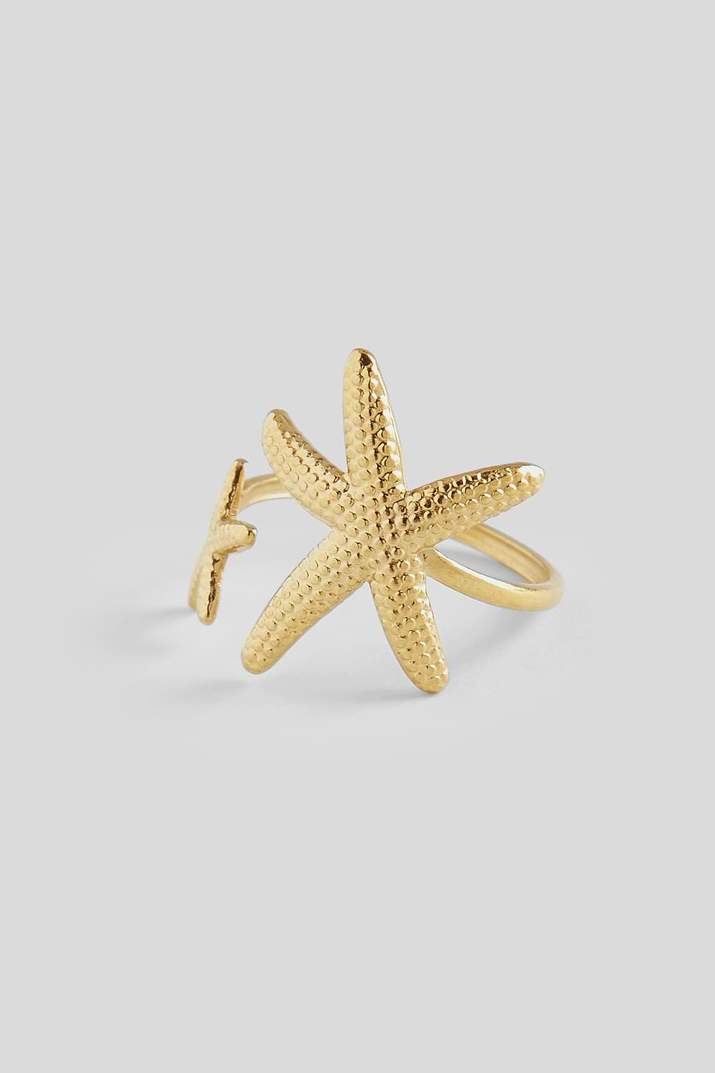 Star Glow Gold-Tone Ring Set