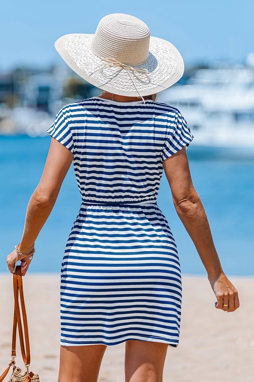 Summer Streak Striped Mini Dress
