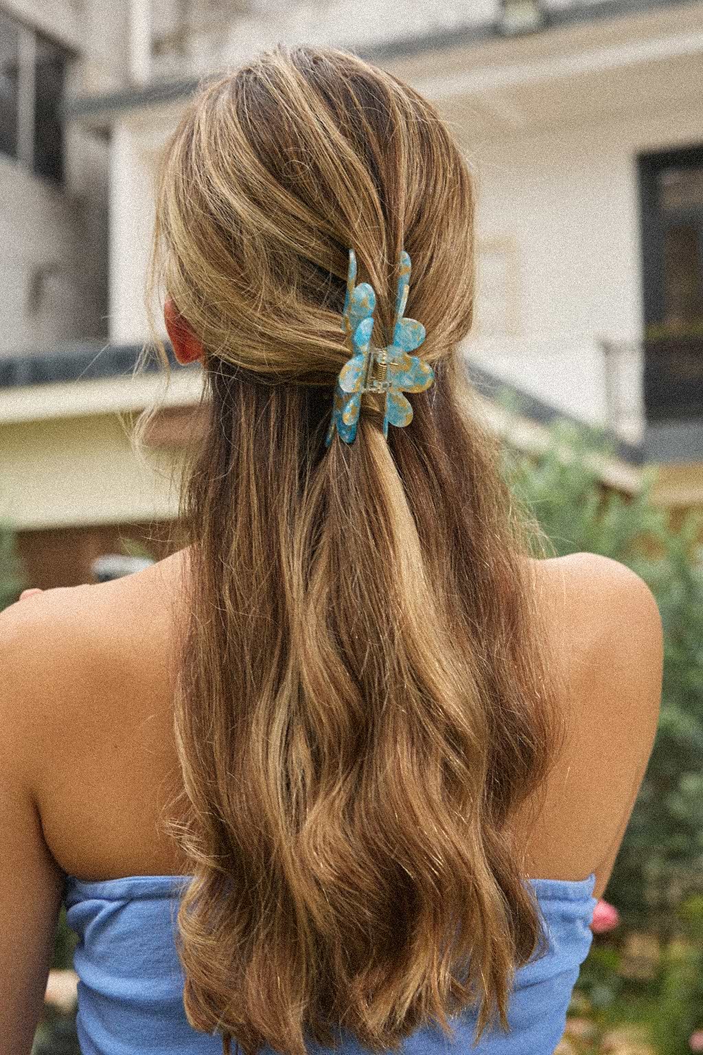 Playful Pop Marble Hair Clip Set
