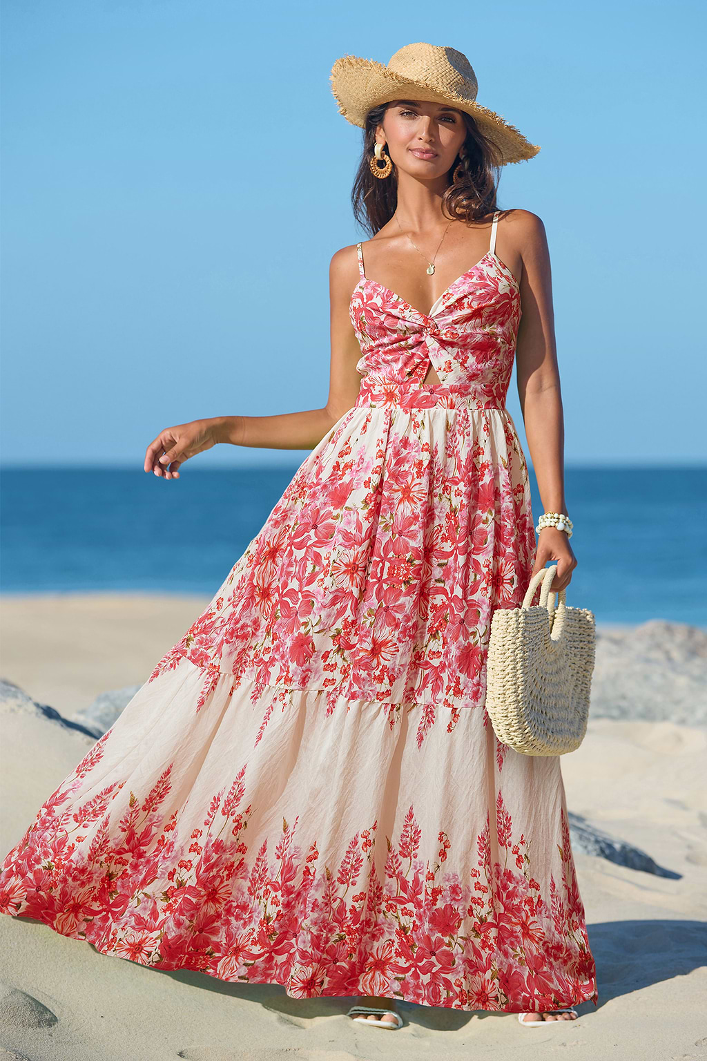 First Dance Floral Maxi Dress