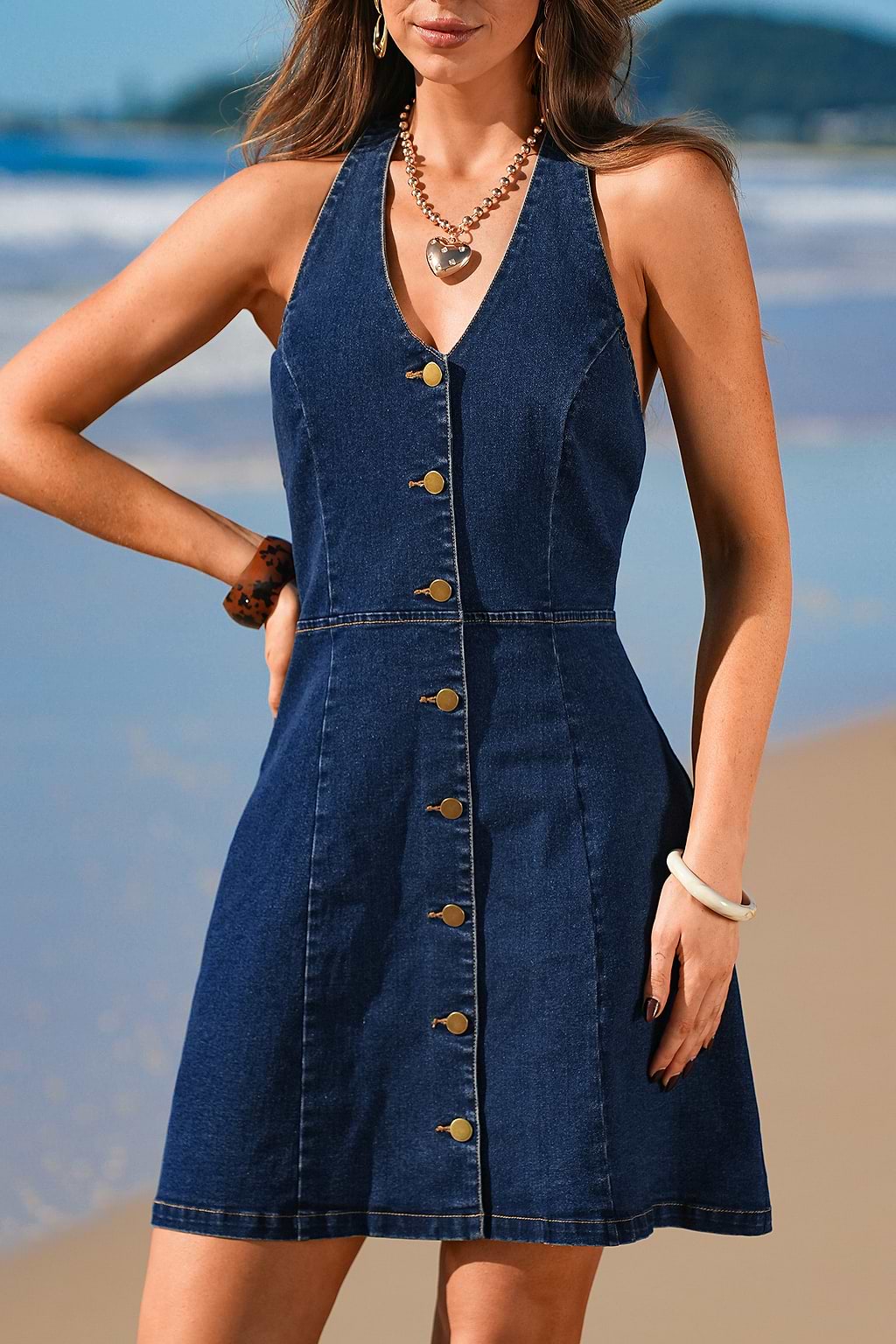Blue Rebel Denim Mini Dress