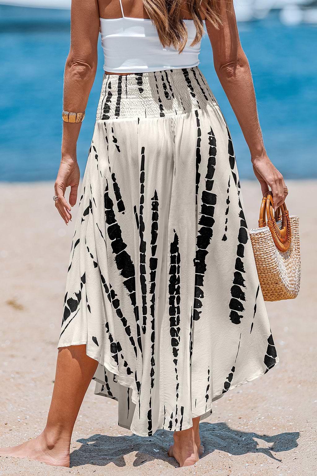 Wander Free Abstract Maxi Skirt