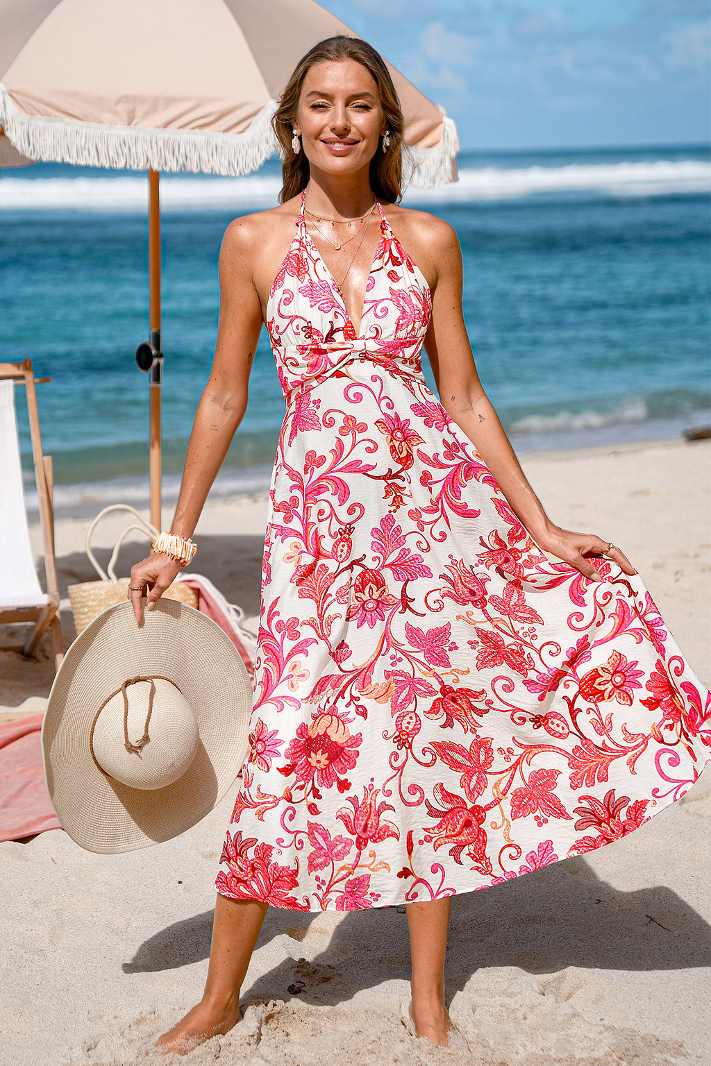 Kiss the Breeze Floral Maxi Dress