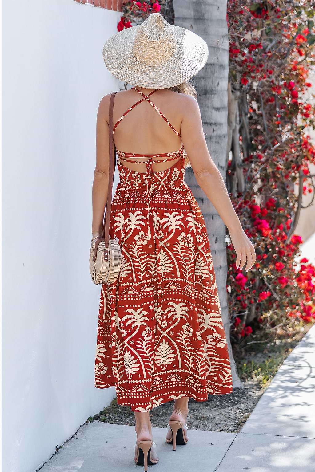 Feel the Heat Tropical Maxi Dress