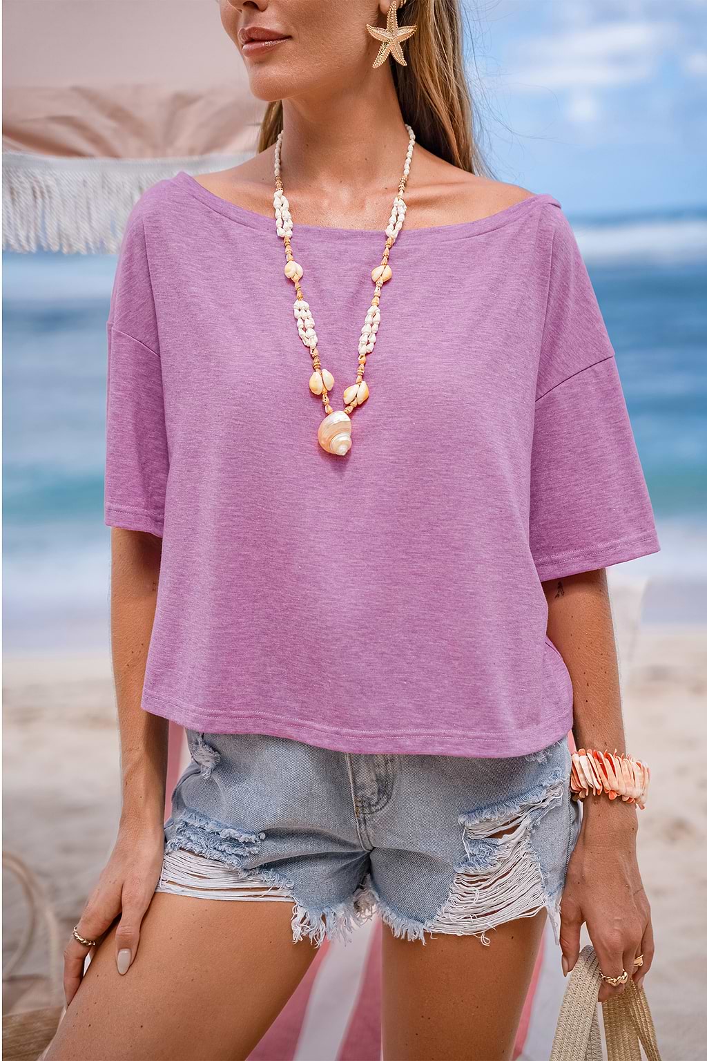 Flirty Feel Purple Top