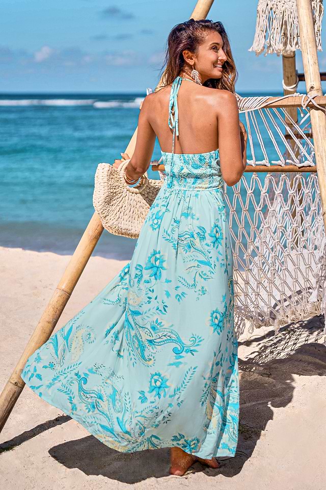 chinese dress ladies Dusk Hamptons Maxi main image 0