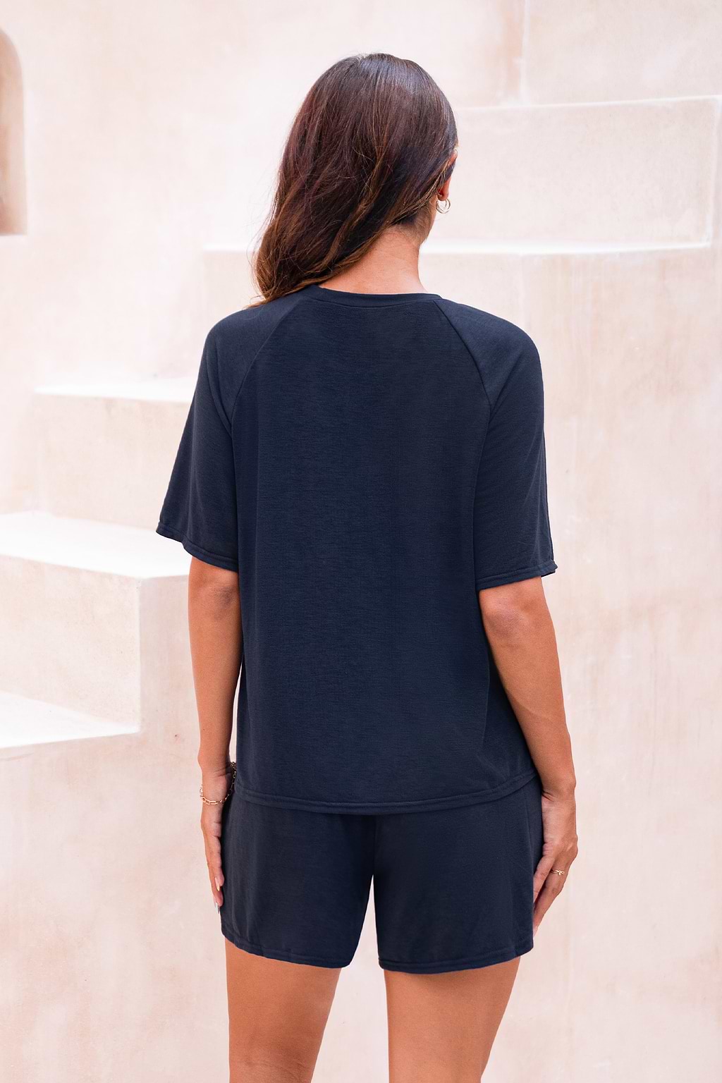 Conjunto de pijama azul para relajarse el fin de semana