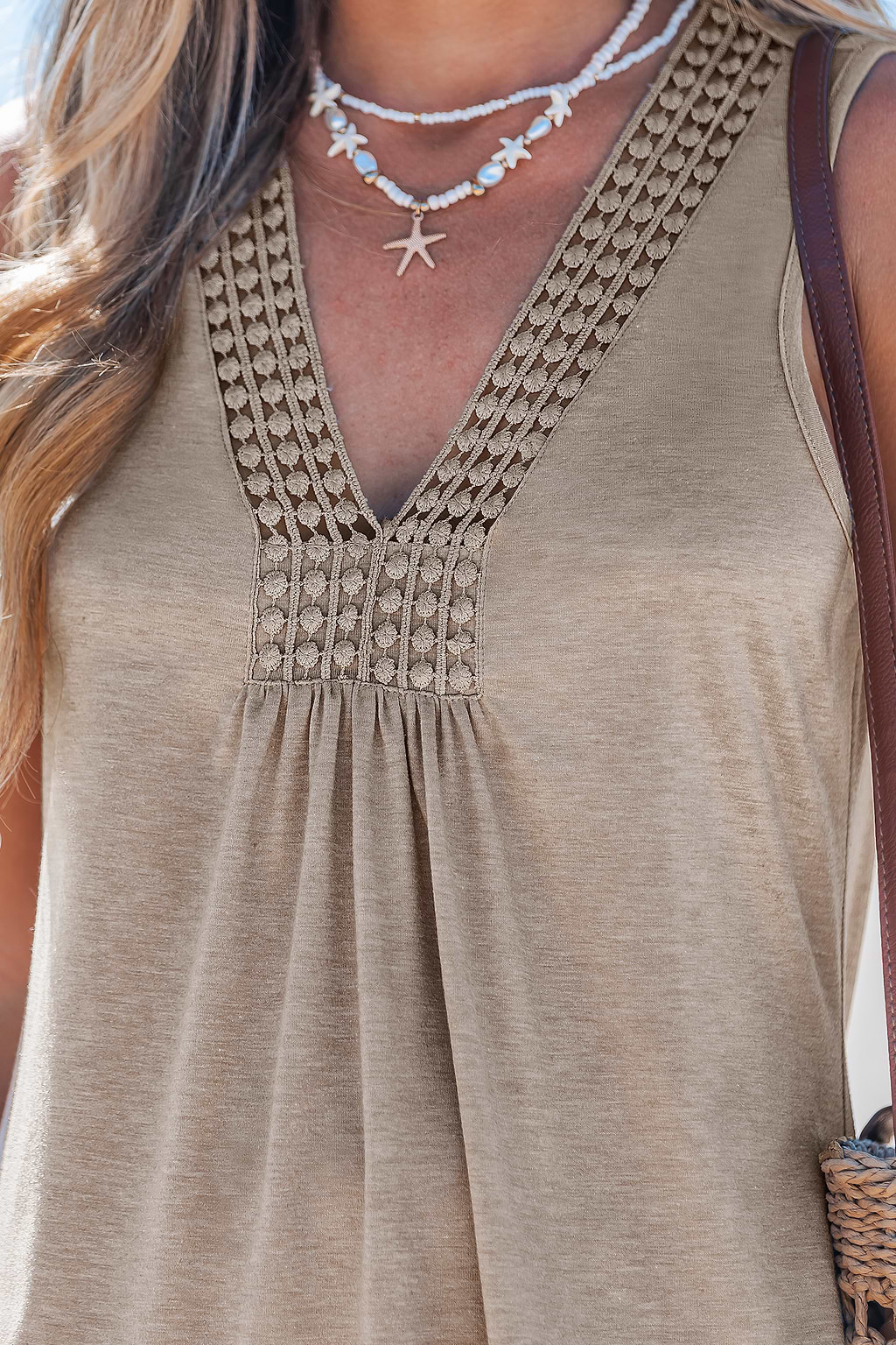 Earthy Essence Neutral Mini Dress