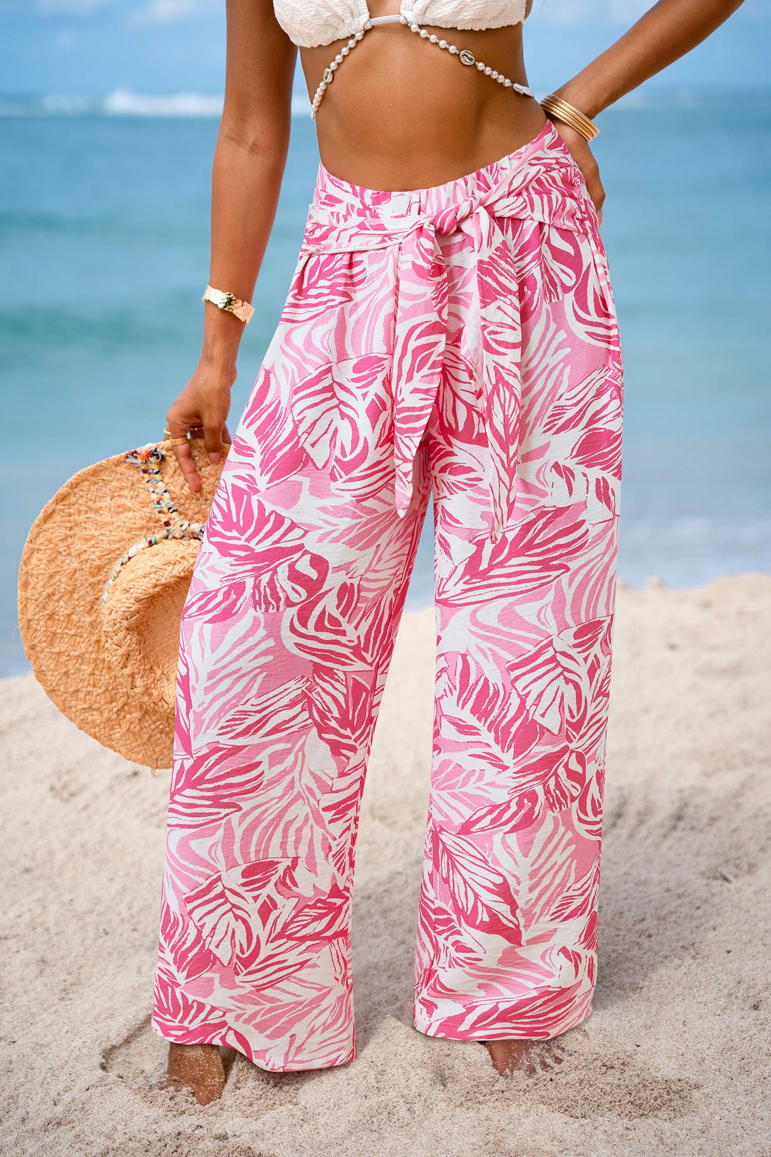 Sunkissed Shade Tropical Pants | Comfortable & Chic | Cupshe