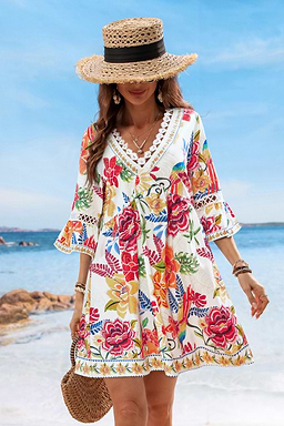 ZESICA Robes D'automne à Manches Longues Pour Femmes, Robe Midi