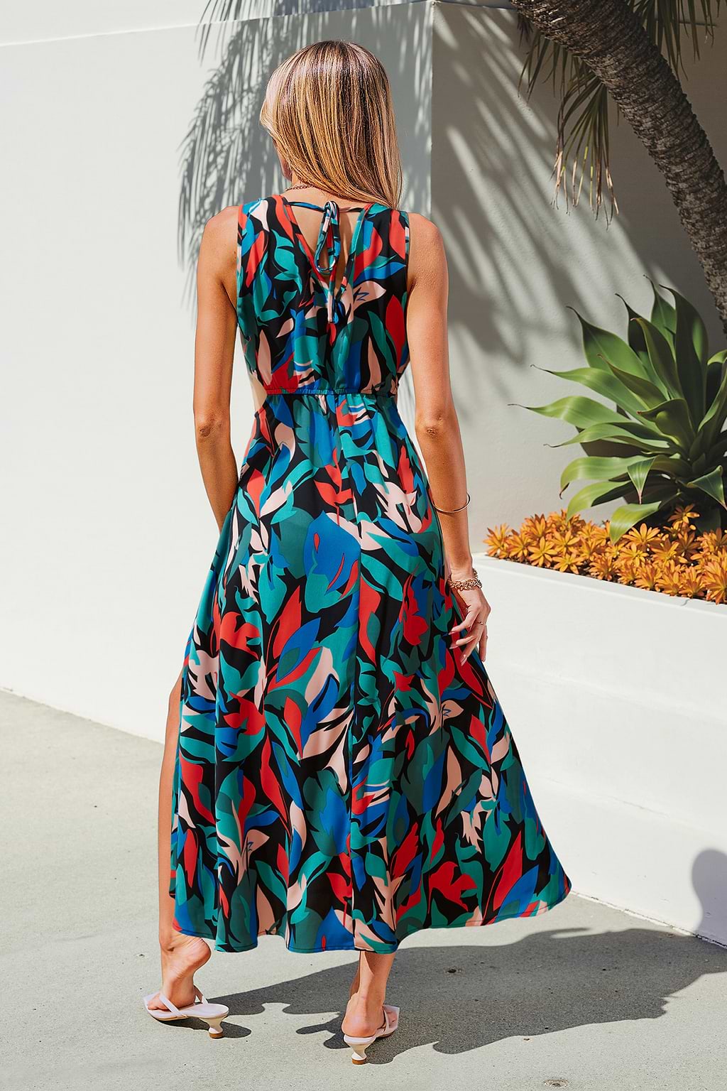 Wait and See Tropical Maxi Dress