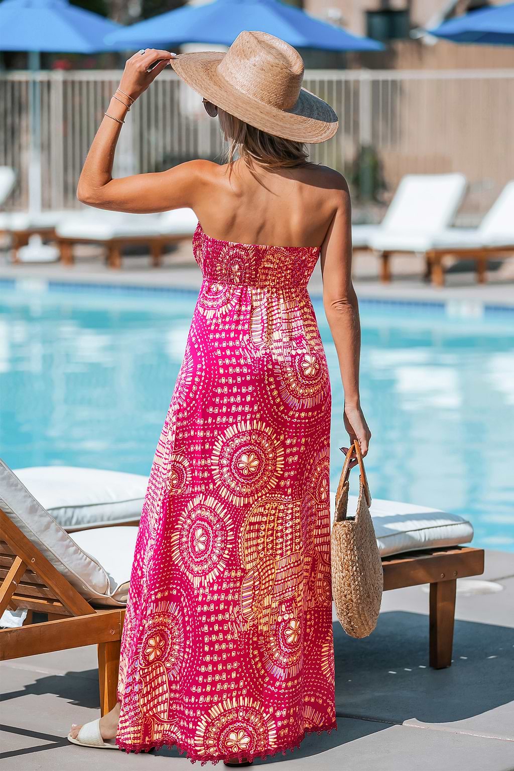 Go Time Abstract Maxi Dress