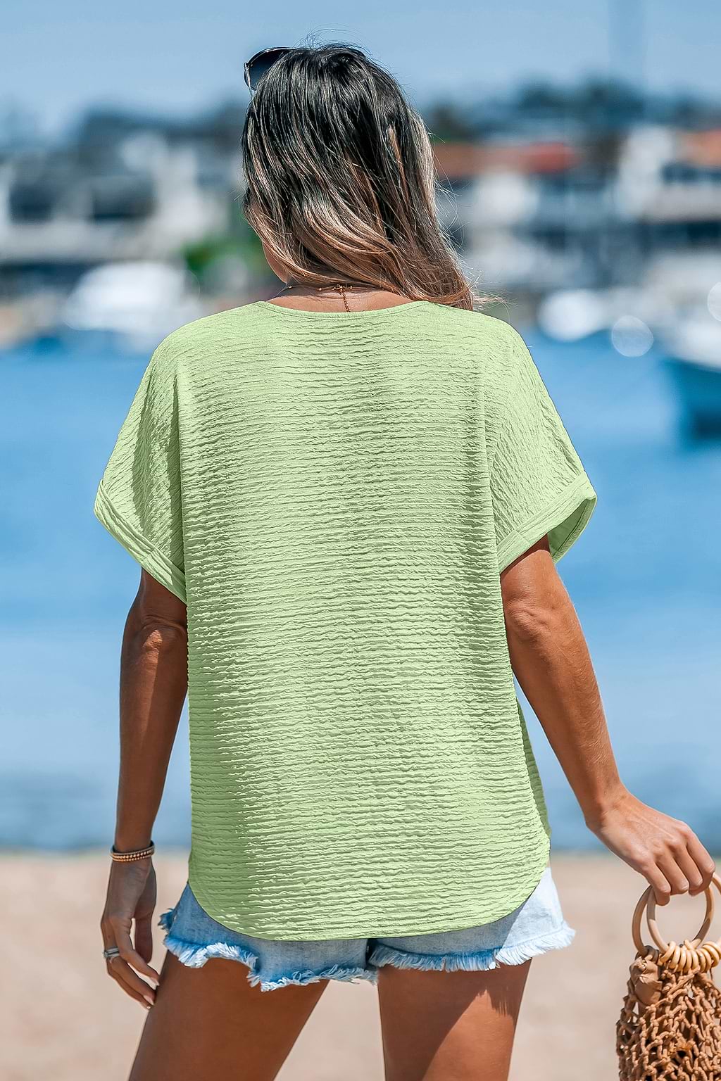No Fuss Green Top