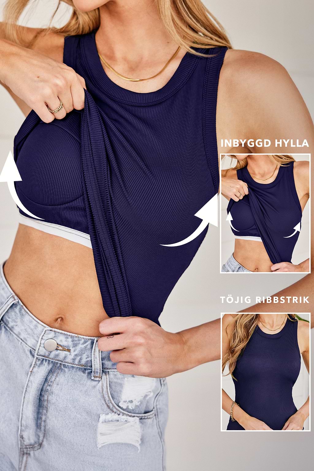 Plain & Perfect Blue Top