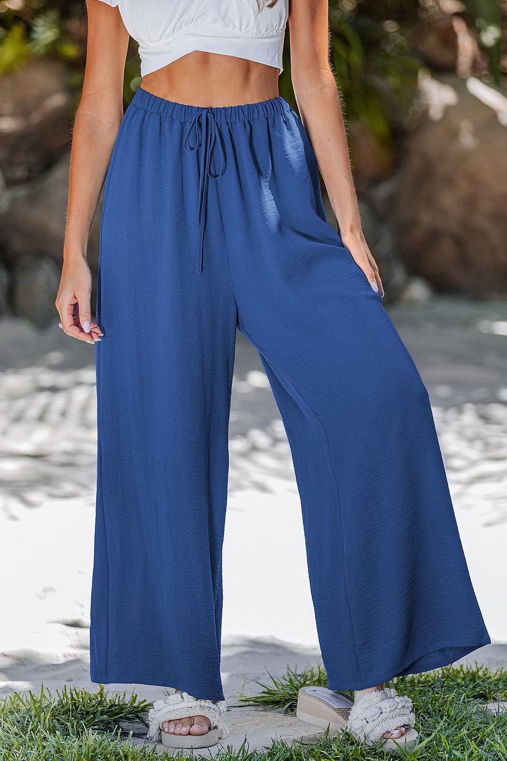 Cool and Calm Blue Pants