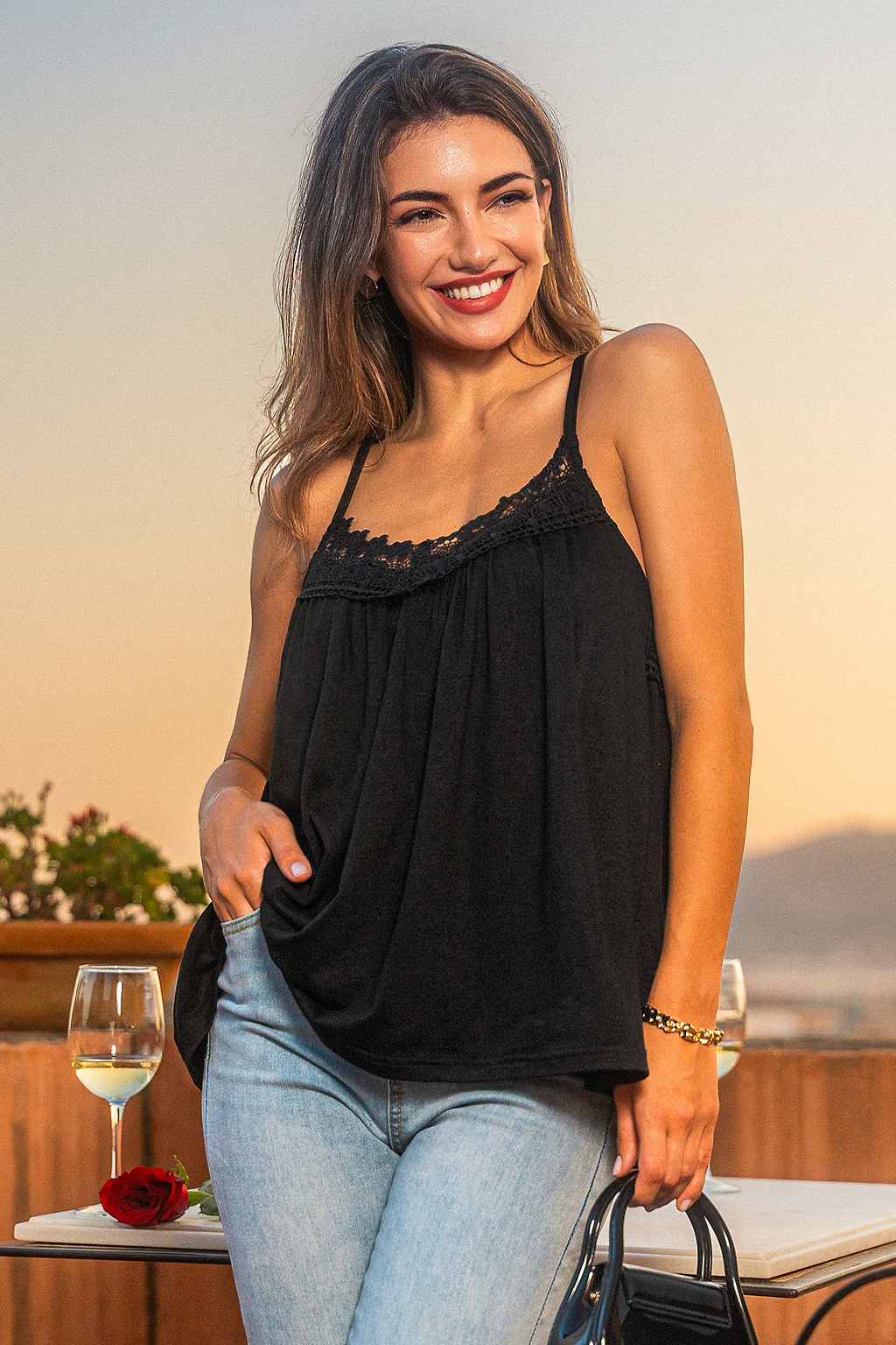 Fresh Comfort Black Top