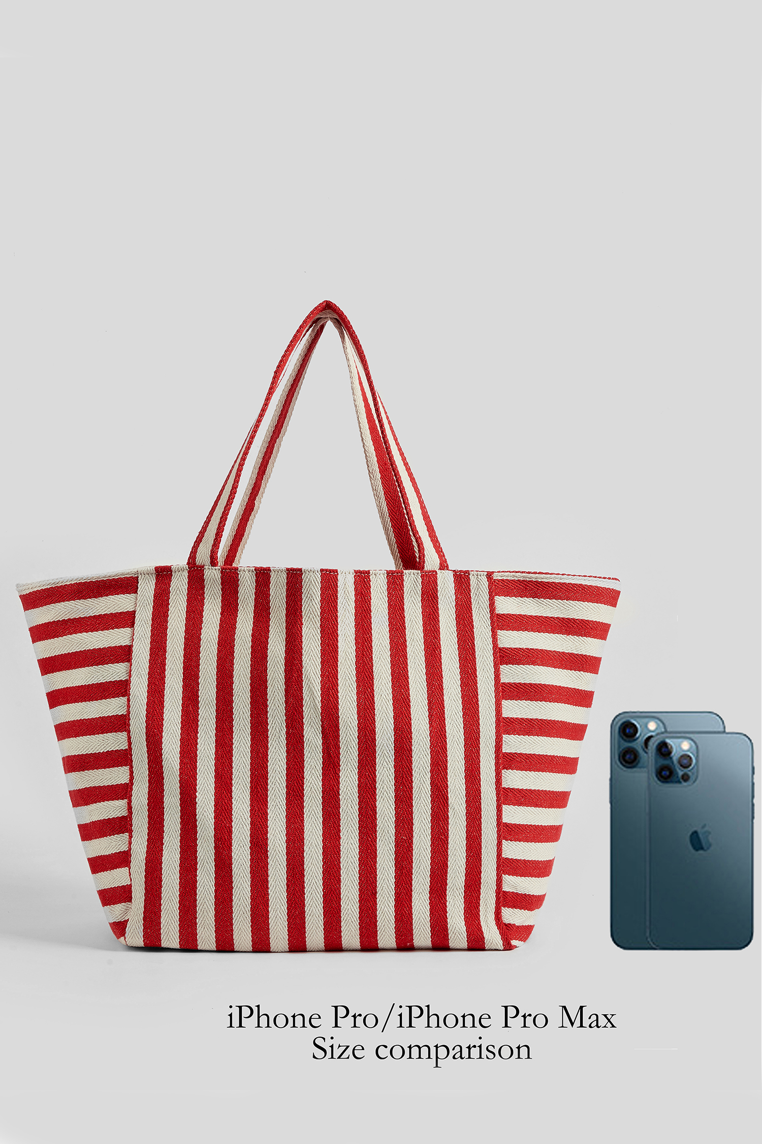 Seaside Chic Striped Tote Bag