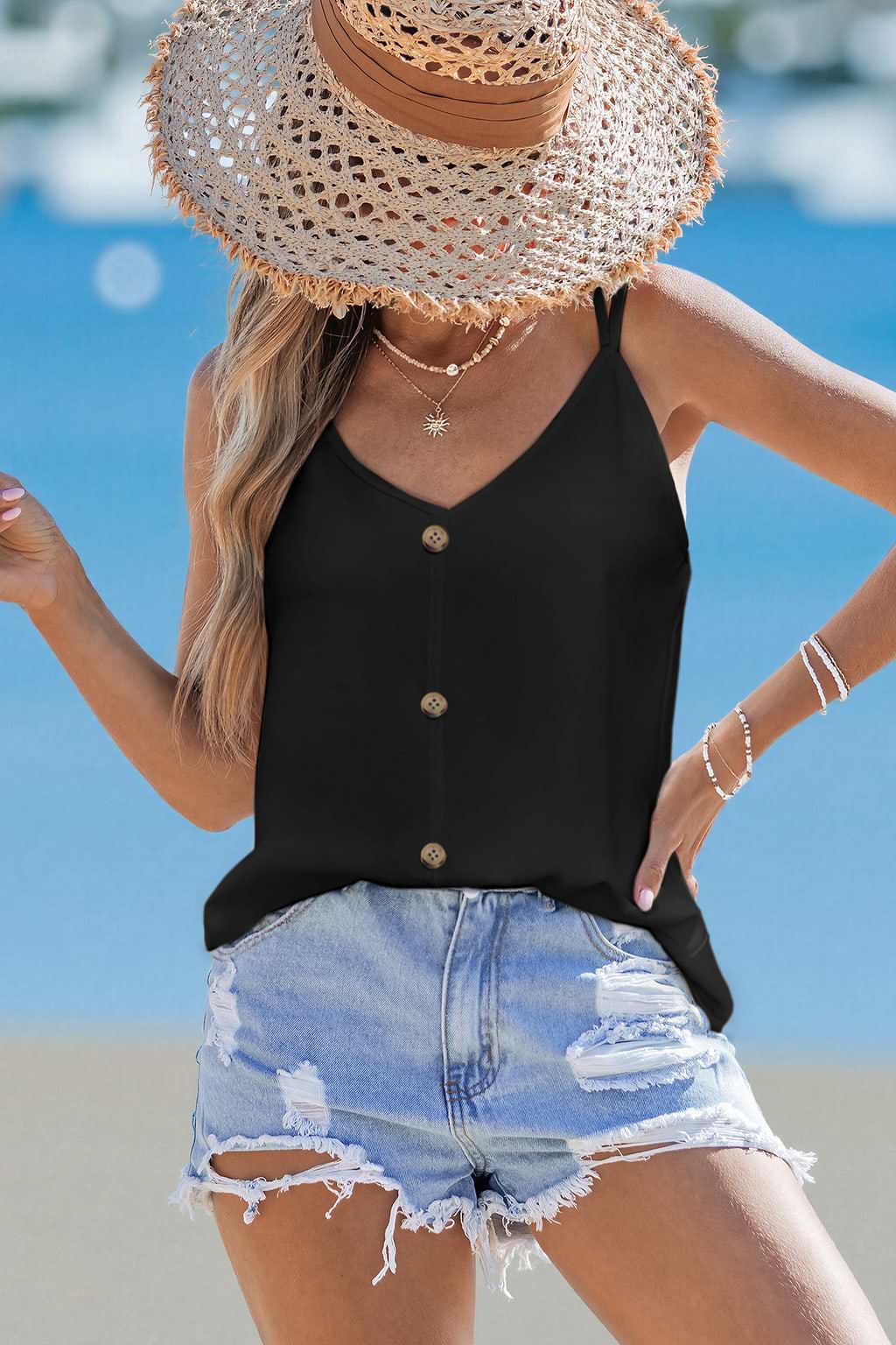 Summer Mode Black Top