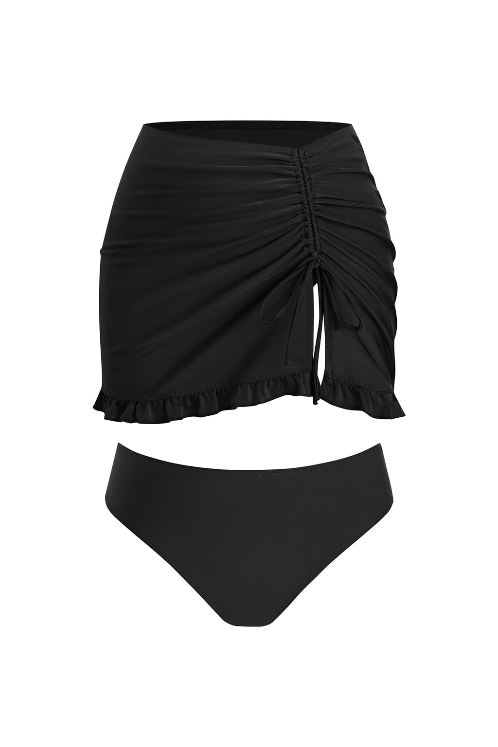 Falda de baño negra Heart Eyes