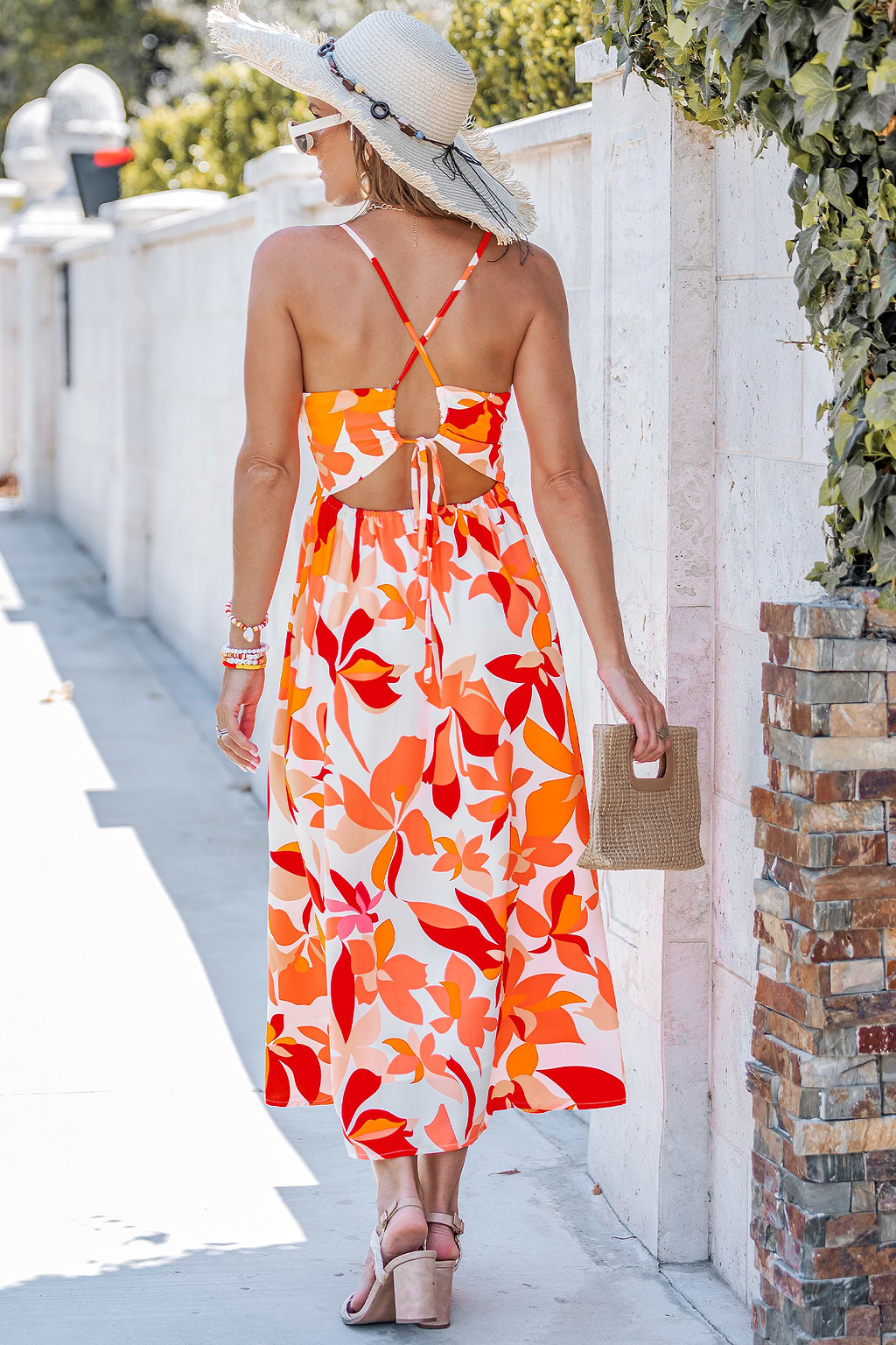 High Key Floral Maxi Dress