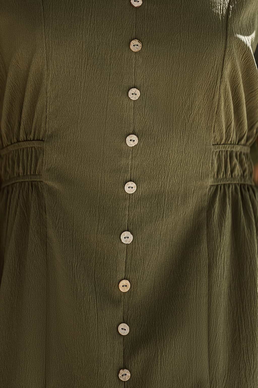 Pressed for Time Green Midi Dress