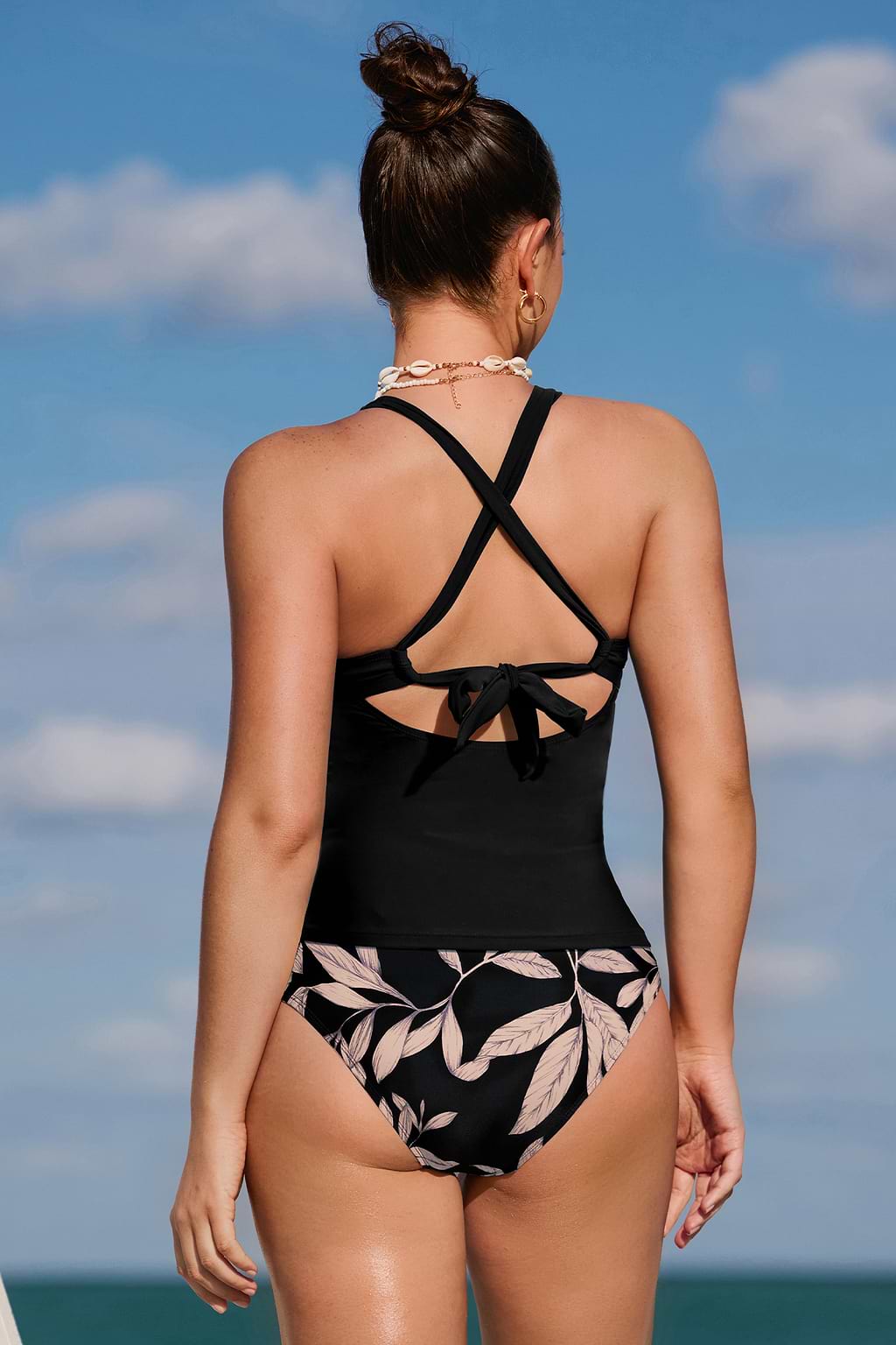 Shaded Palms DD+ Tankini Set