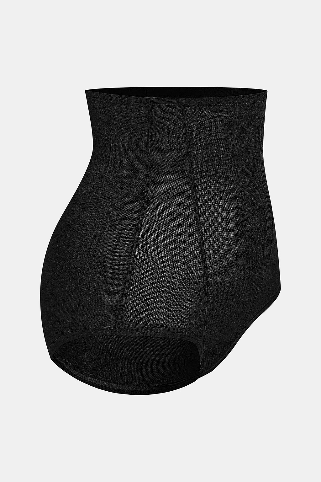Sheer Control Black Shapewear Briefs