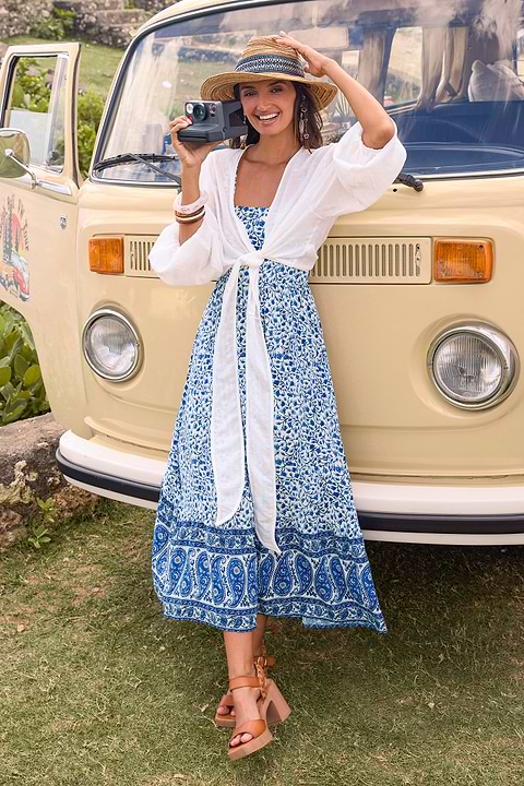 Quiet Joy Floral Maxi Dress