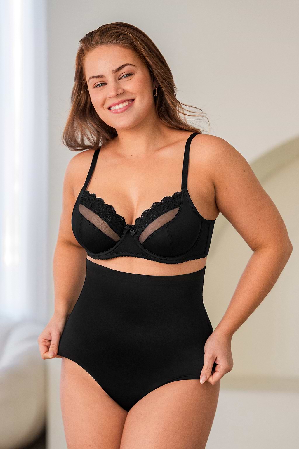 On My Level Black Shapewear Briefs