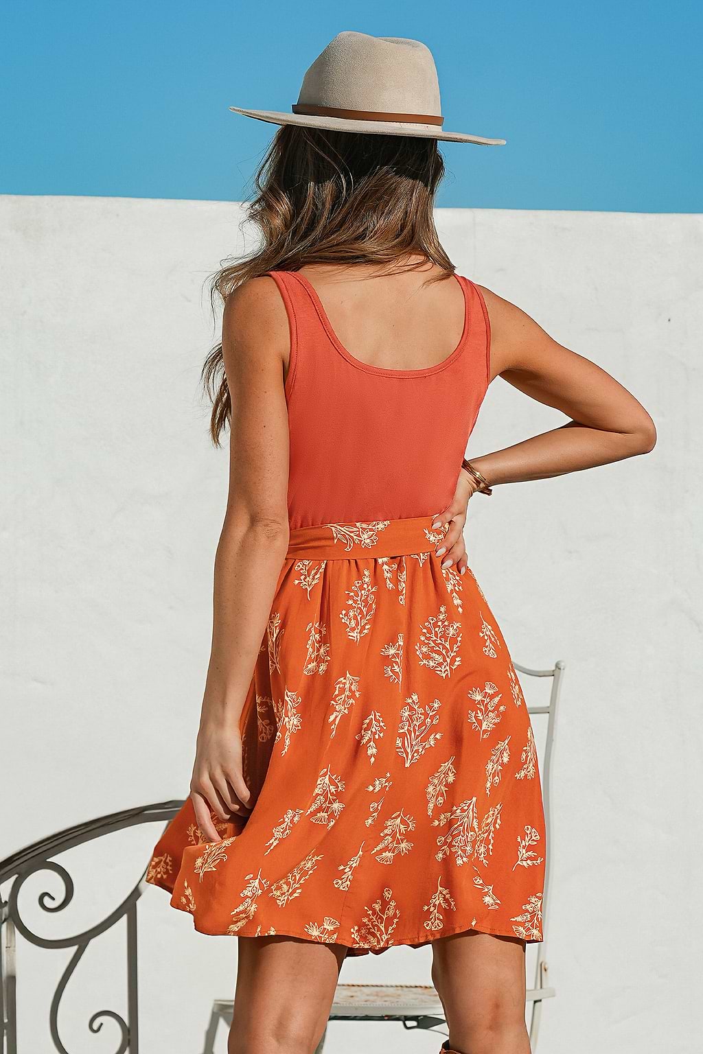 Just My Luck Floral Mini Dress