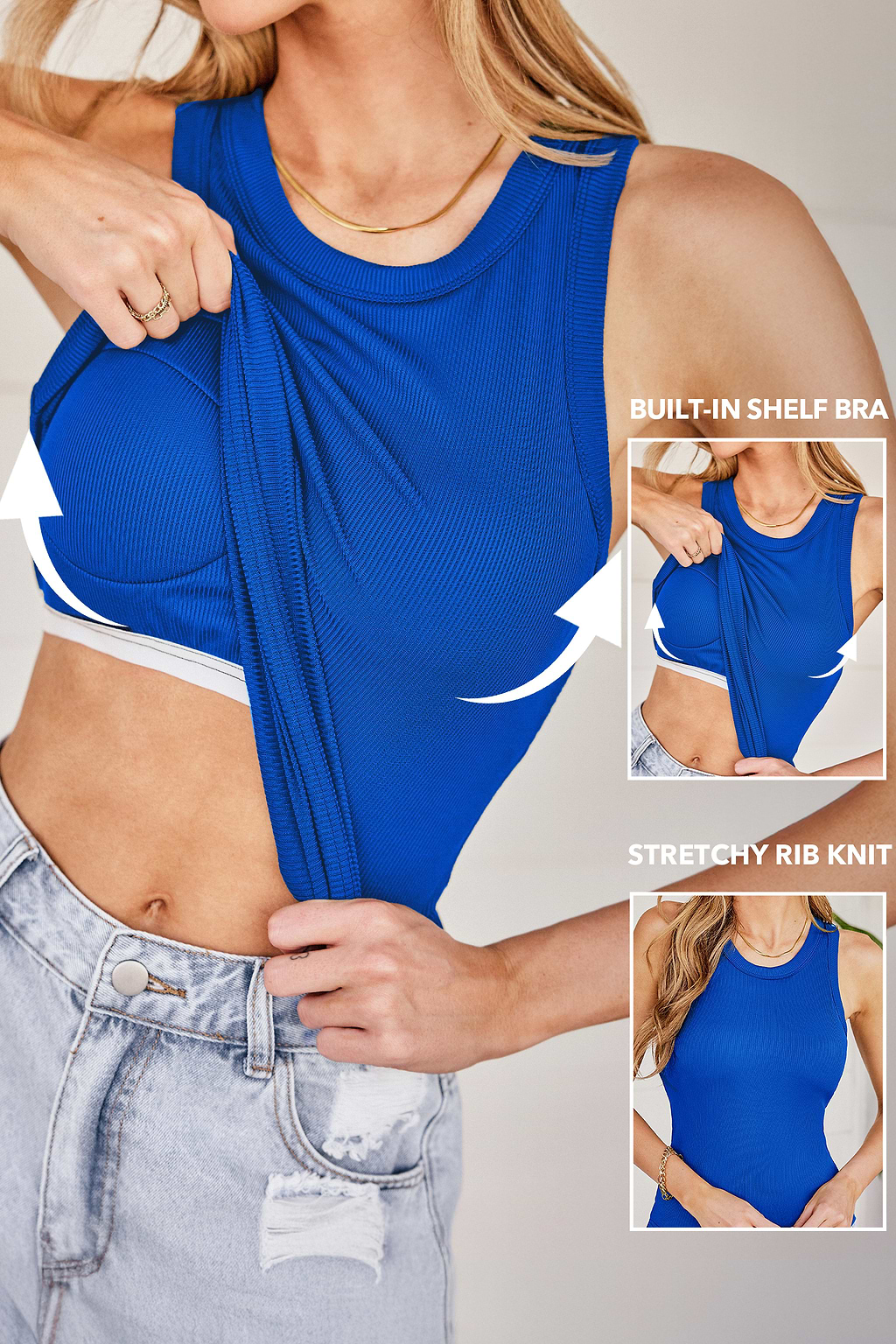 Always Ready Blue Top