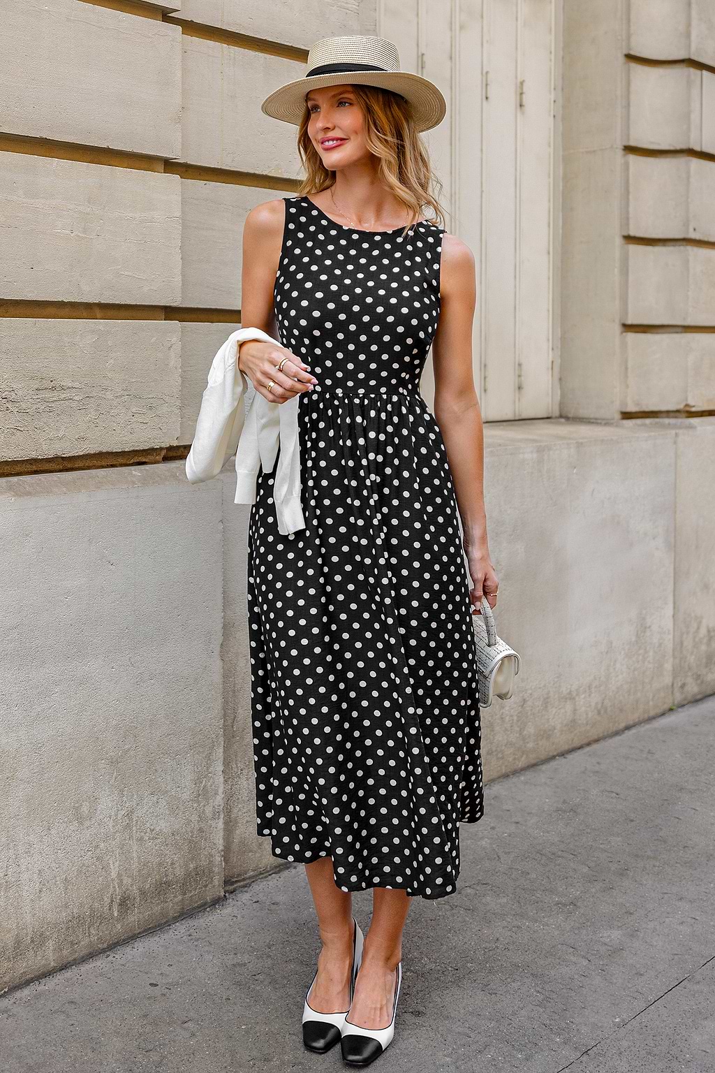 Try Me Polka Dot Maxi Dress