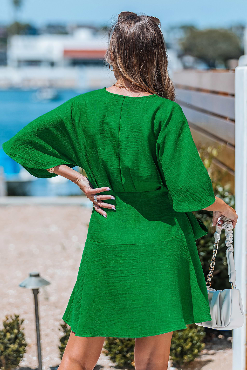 Lucky You Green Mini Dress