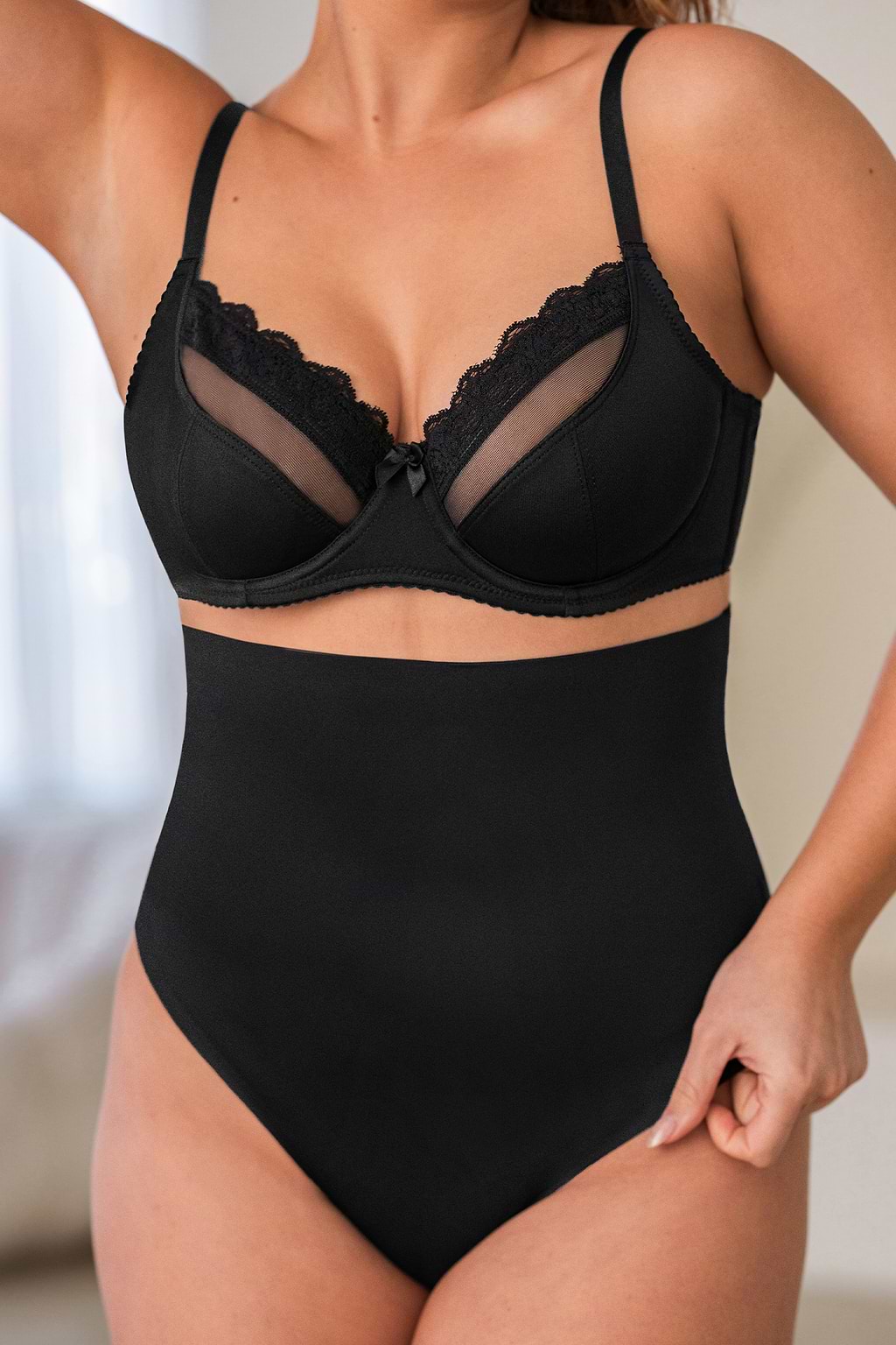 On My Level Black Shapewear Briefs