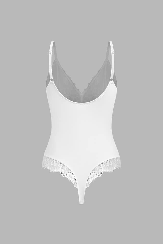Feeling Good White Shapewear Bodysuit