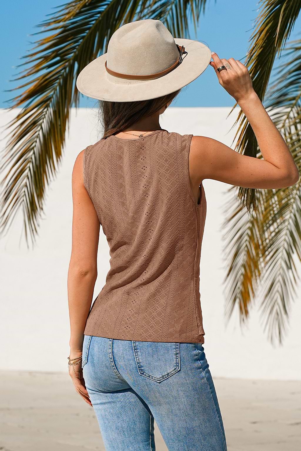 Call Me Later Beige Top