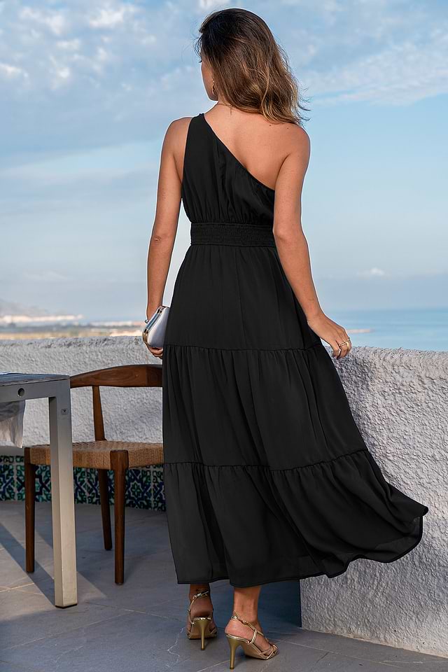knee length dresses for ladies Luna Eclipse Maxi Dress Black