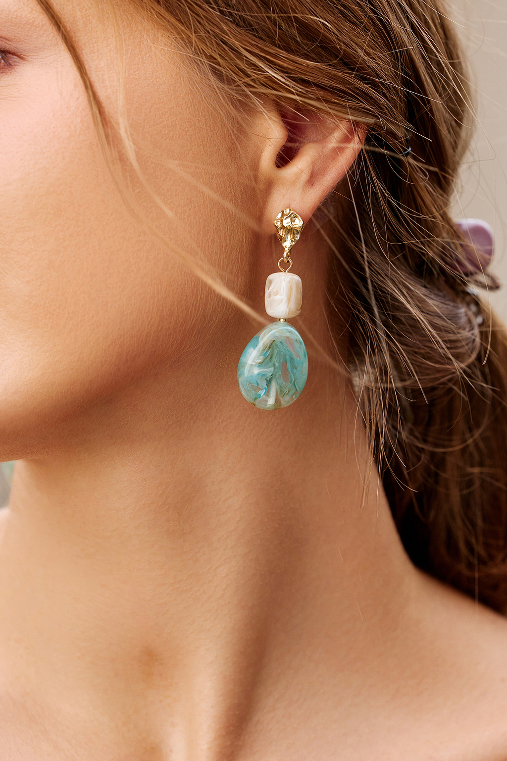 Verona Gold-Tone Earrings