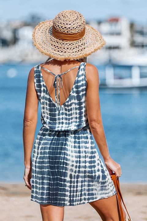 Lifted Spirits Tie-Dye Mini Dress