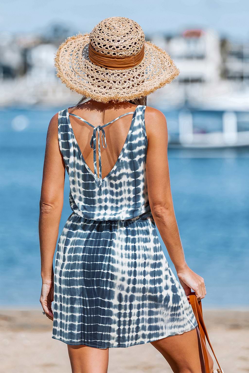 Lifted Spirits Tie-Dye Mini-jurk