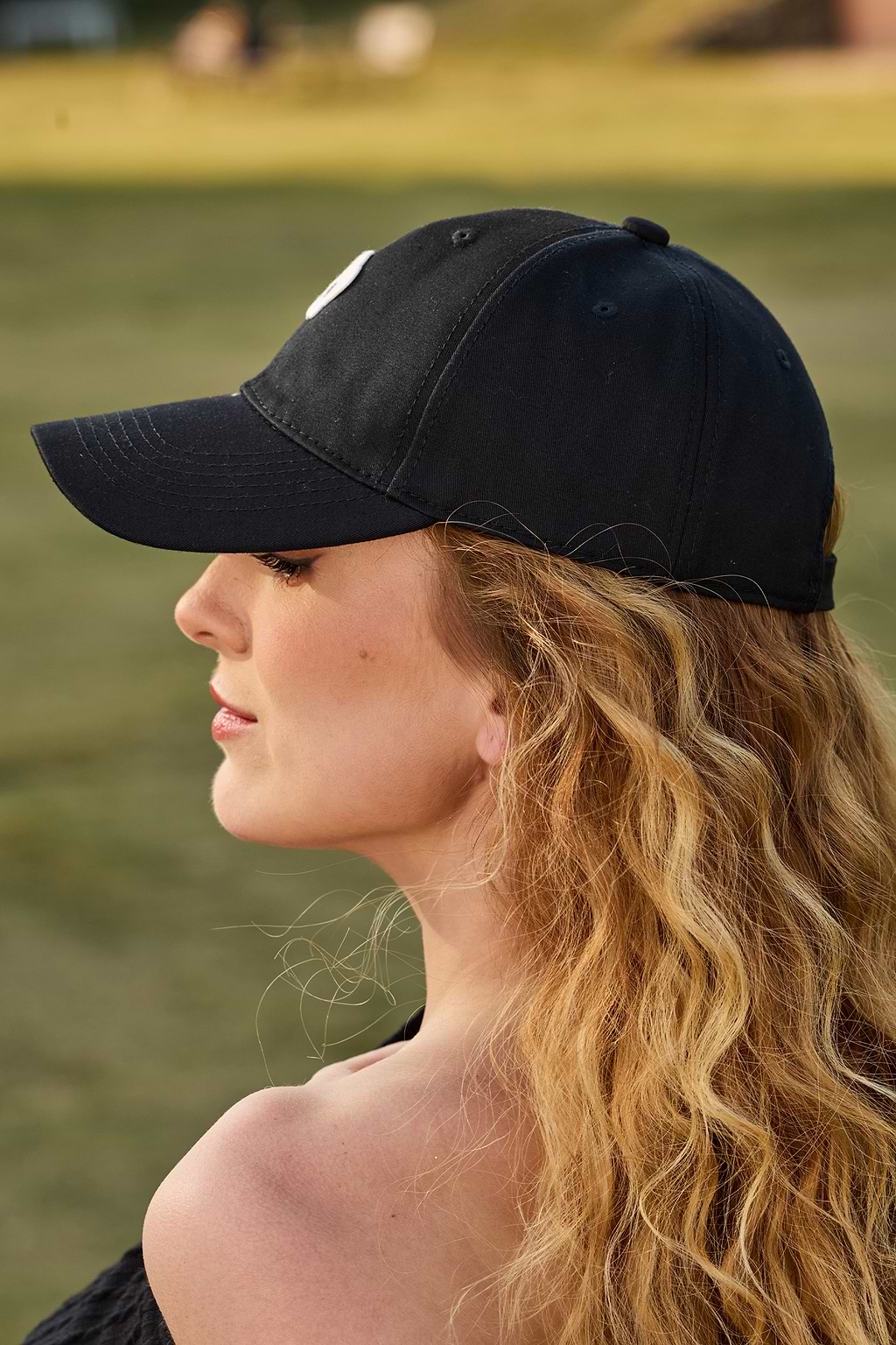 Puppy Love Black Baseball Cap