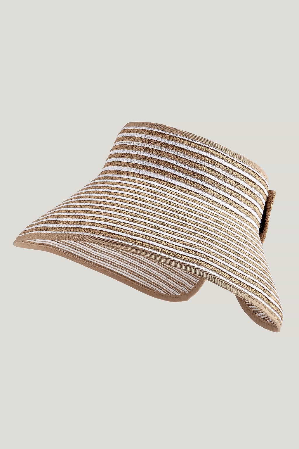Sunny Shield Striped Visor