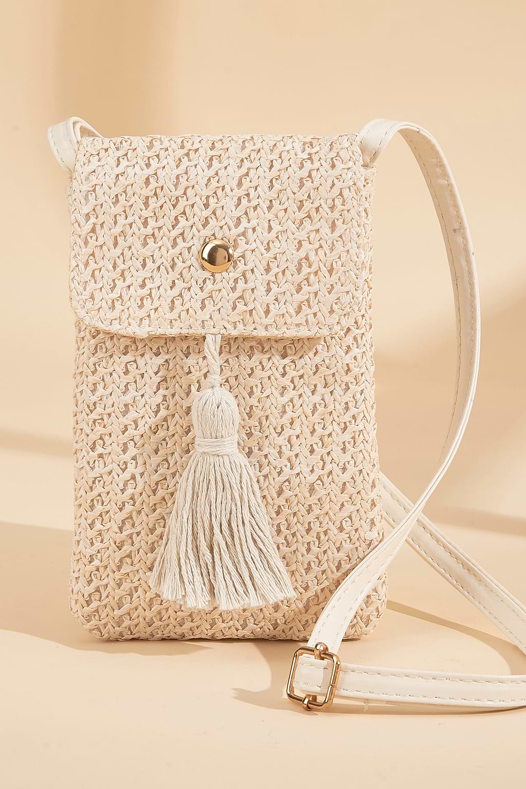 Just the Essentials Straw Bag