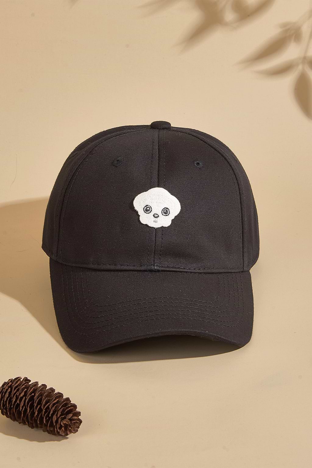 Puppy Love Black Baseball Cap