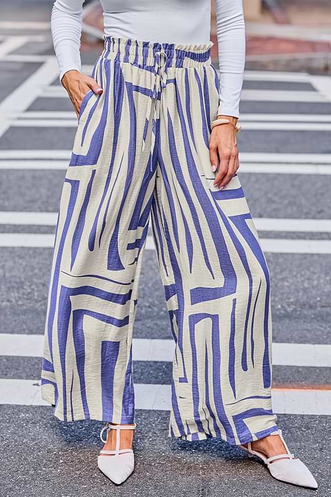 Crisp Look Tropical Pants