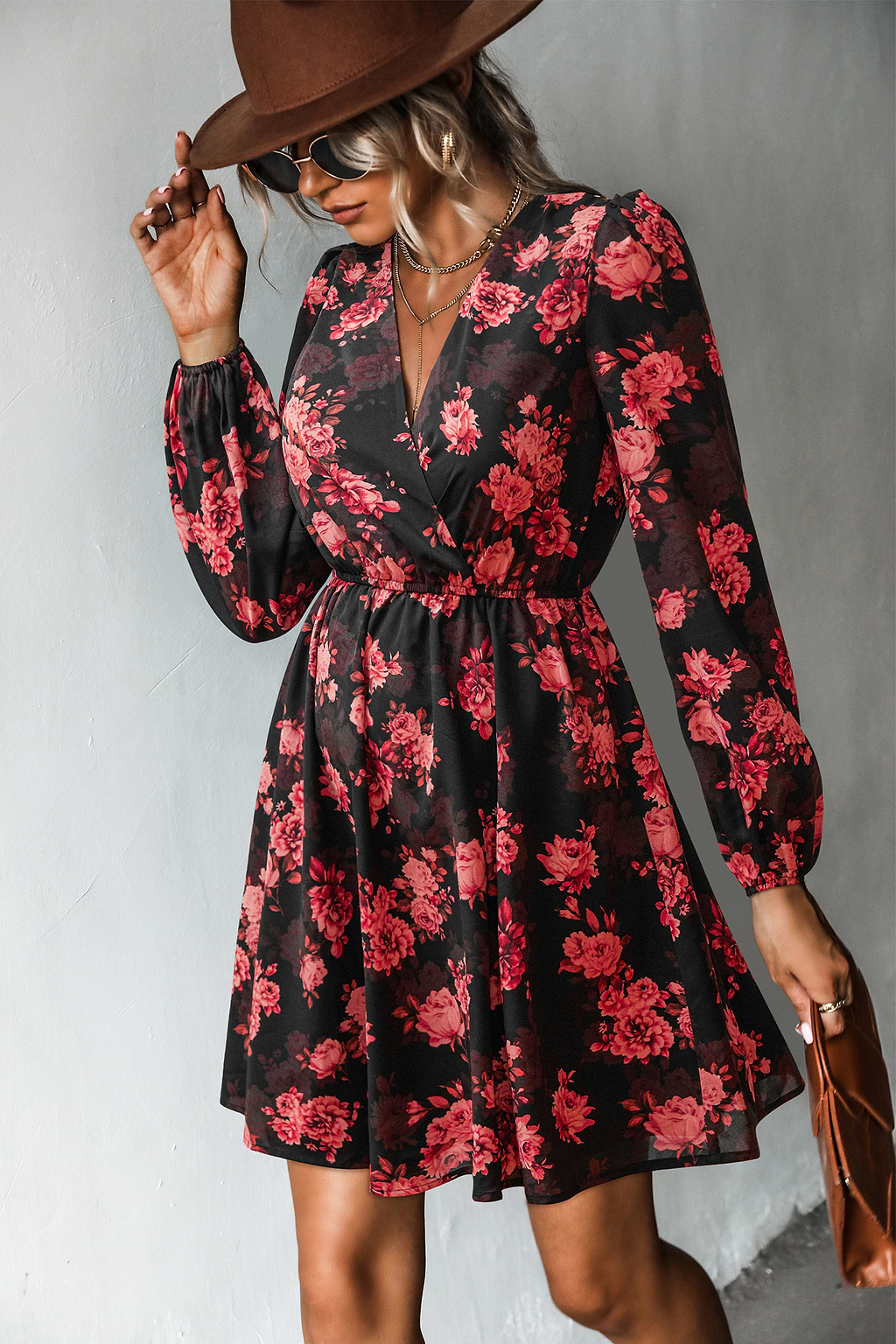 All in Bloom Floral Mini Dress