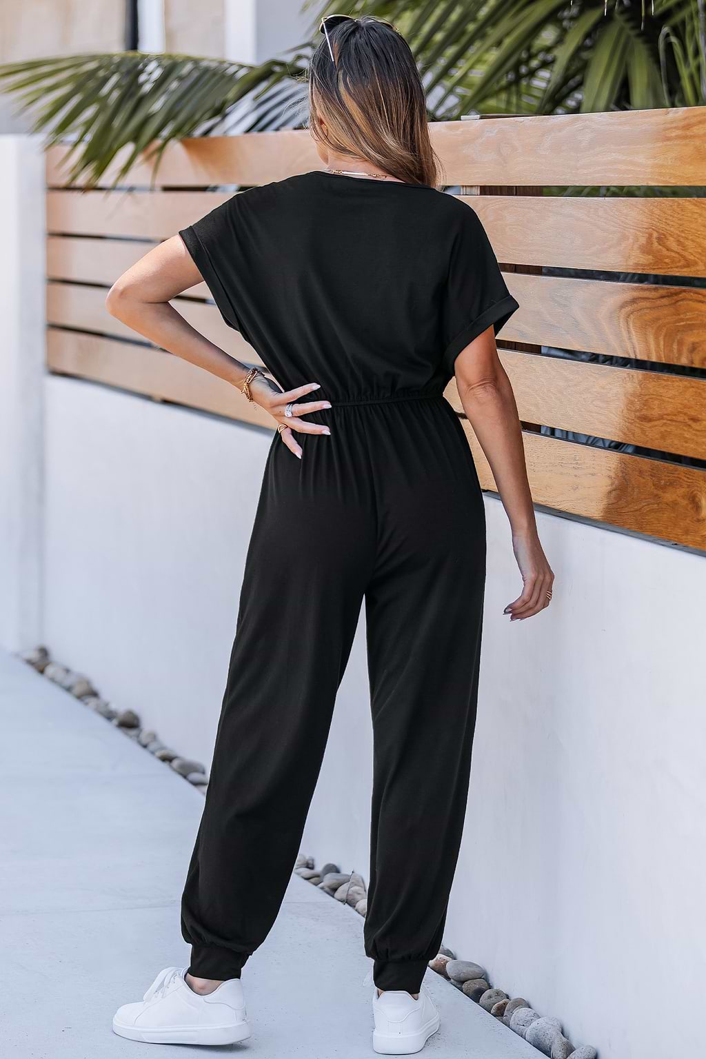 Cool Factor Black Jumpsuit