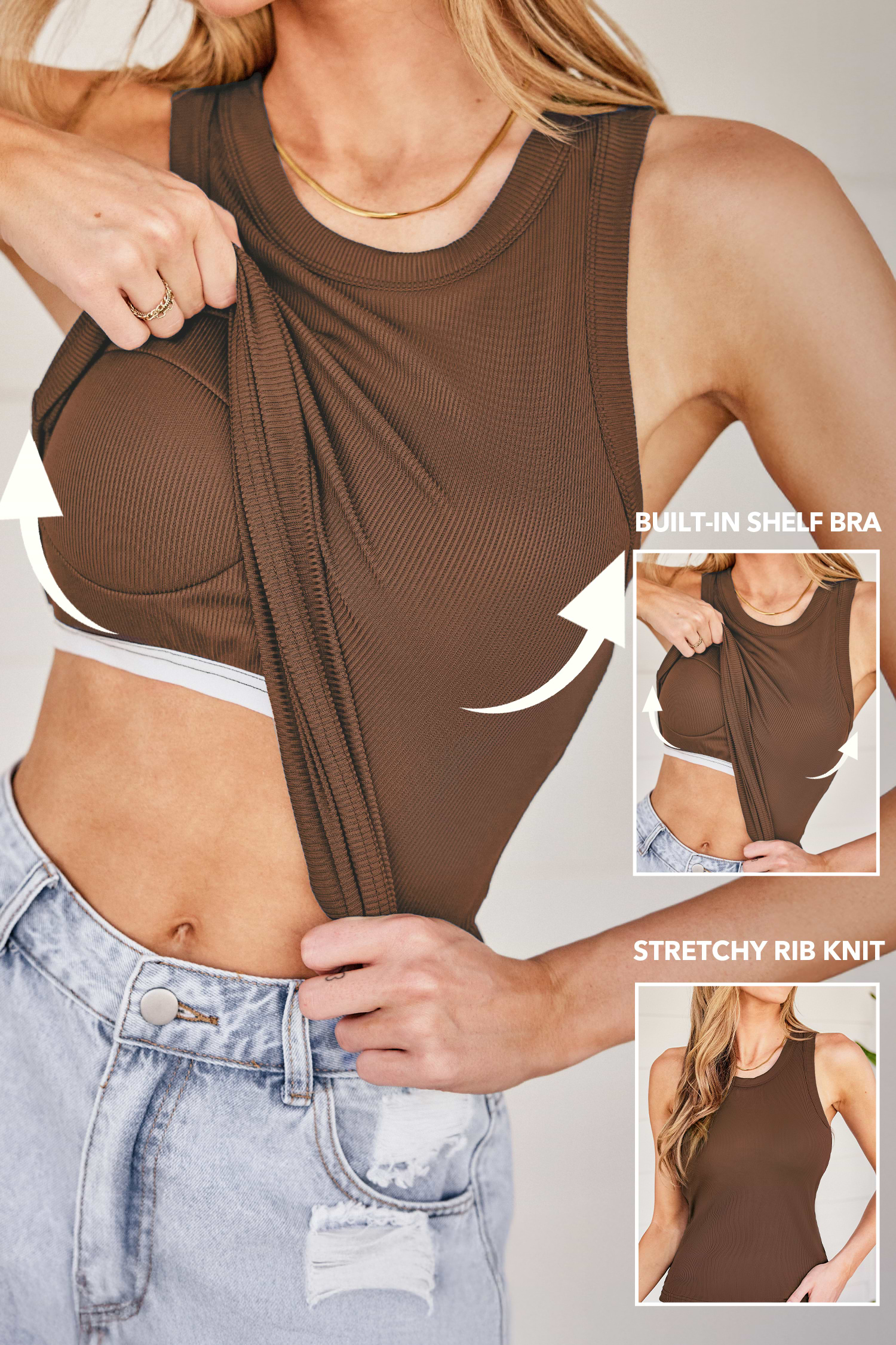 Crisscross Sleeveless Halter Top