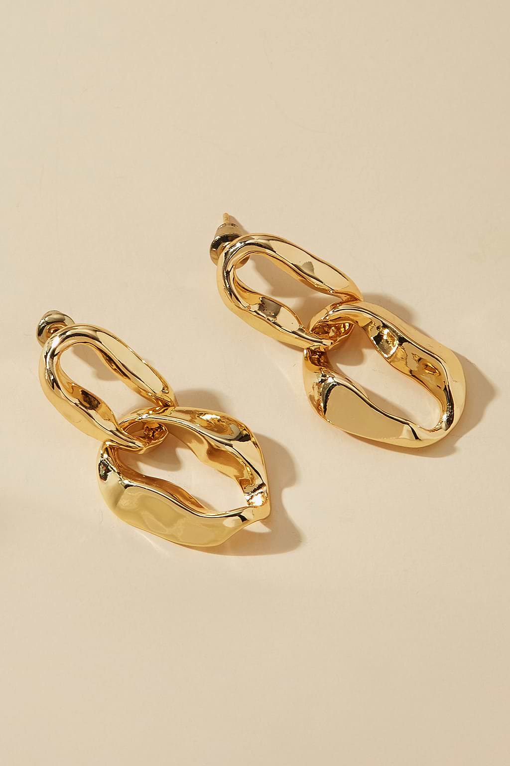 Aurora Loop Gold-Tone Earrings